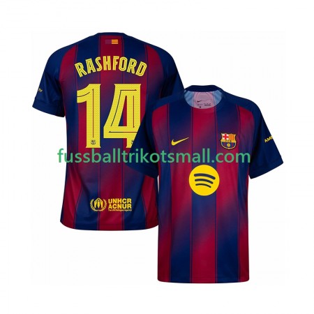 Fußballtrikots FC Barcelona Marcus Rashford 14 Champions League 2025-2026 Kurzarm Heimtrikotsatz kaufen